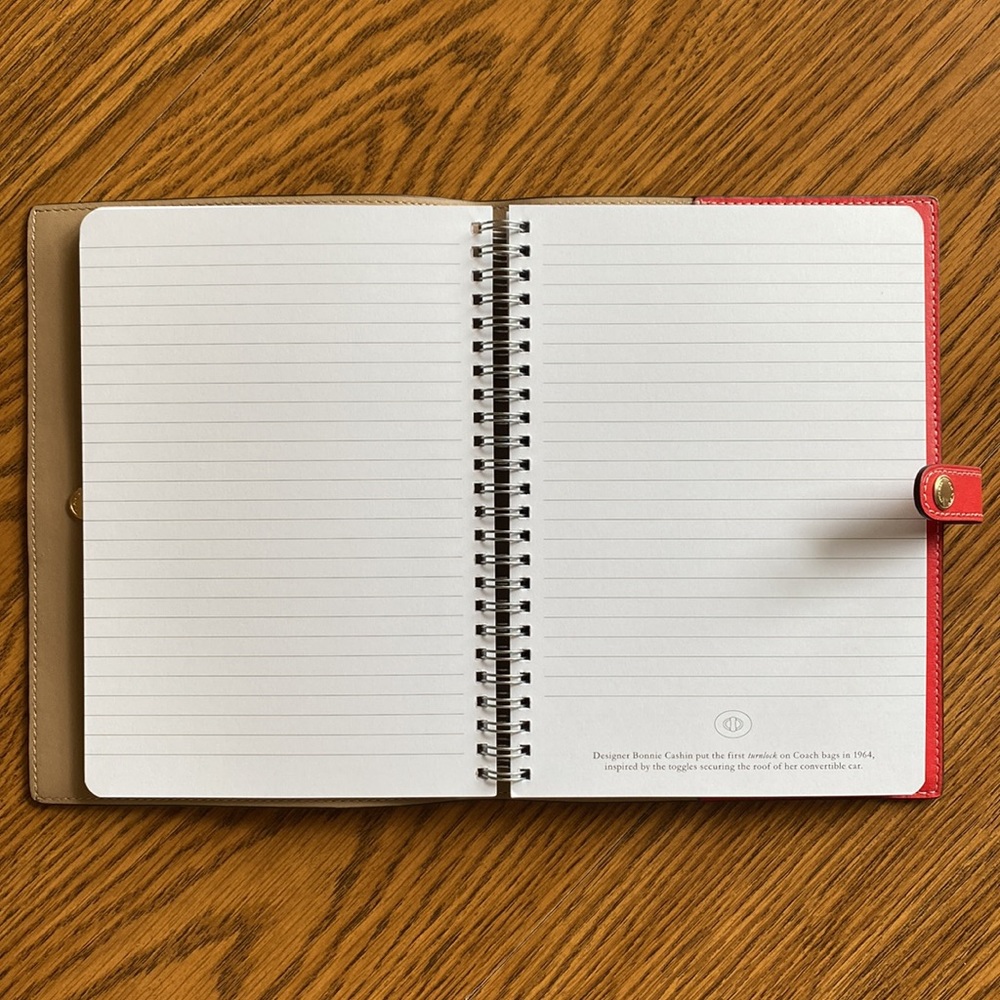 Coach Cherry Notebook - Picture 10 of 15